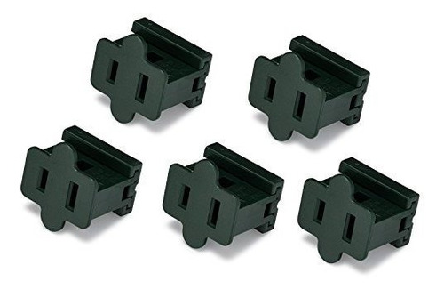 Conector Hembra Verde Para Luces Navideñas