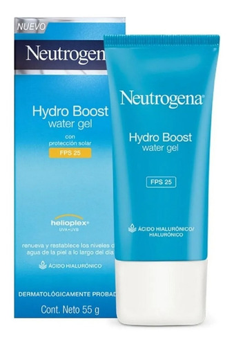 Gel Neutrogena Hydro Boost Water Hidratante Fps 25 X 55g