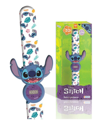 Reloj Digital Infantil 3d Stitch Dmd00116