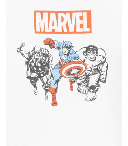 Carters Conjunto Pijama Manga Larga Pantalon Nene Marvel
