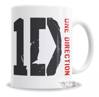 Taza De Cerámica One Direction Logo Banda 1d - En Caja