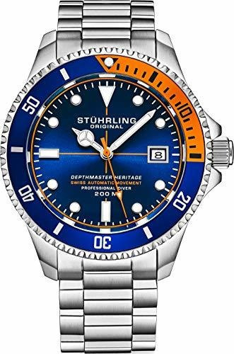 Reloj De Buceo Suizo Automático Profesional De Acero Inoxida