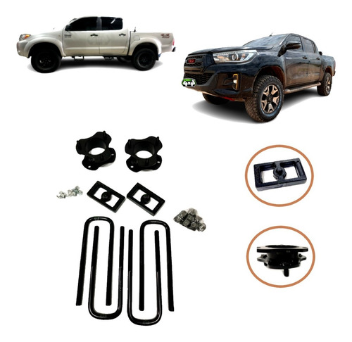 Kit Lift De Suspensão 2 Polegada  Hilux 2005 A 2021