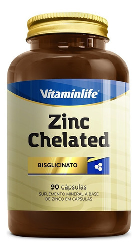 Suplemento Em Cápsulas Vitaminlife Zinco Em Pote De 90g