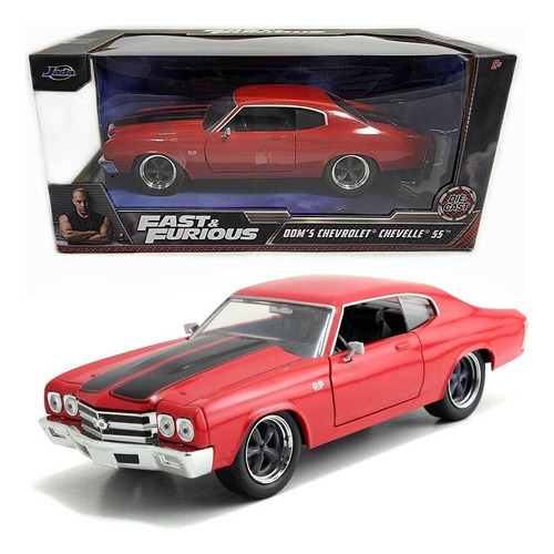 Carro Auto Jada Dom Chevrolet Chevelle Ss Fast Furious 1/32