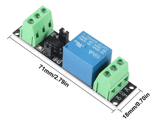 6 Unids 1 Canal Dc 3 V Relé De Alto Nivel Controlador Mód.