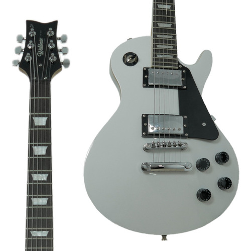 Guitarra Waldman Les Paul Custom Snow White Cor Branco