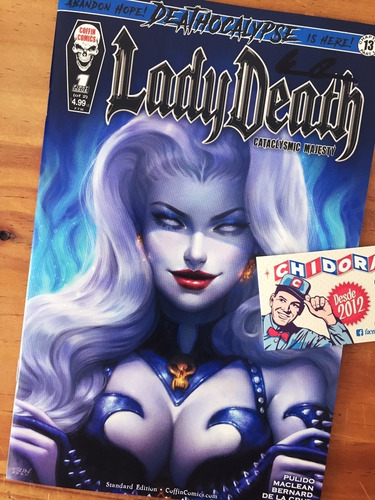 Comic - Lady Death Cataclysmic Sun Khamunaki Firma Coa Sexy