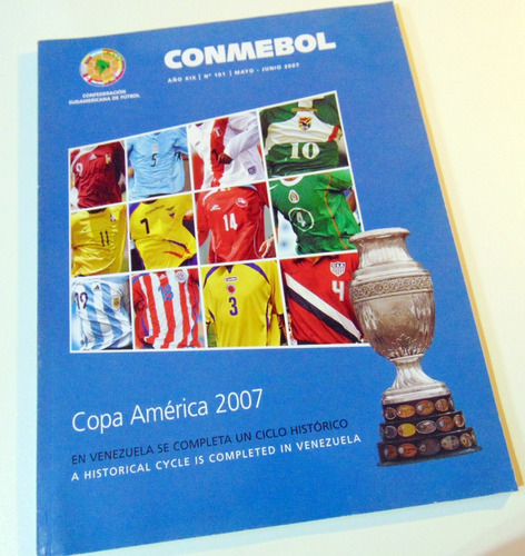 Revista Conmebol N° 101 Junio 2007 Boca Campeon Libertadores