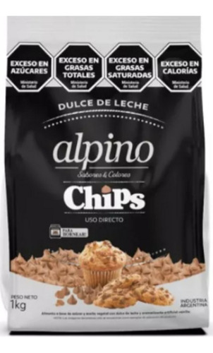 Chips Dulce De Leche Alpino Lodiser X Kg.