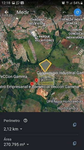 Imagem 1 de 3 de Área À Venda, 250 M² - Jardim Residencial Veccon - Sumaré/sp - Ar0131