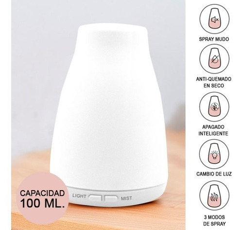 Humidificador Difusor De Aromas 100ml 