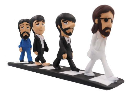 Set Figuras The Beatles Abbey Road
