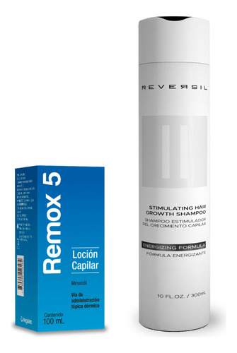 Remox 5 Minoxidil + Reversil® Shampoo Estimulador | Promo