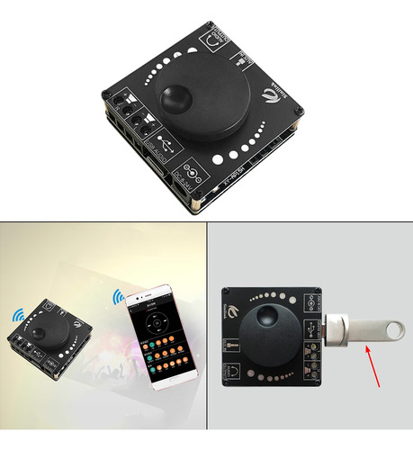 2x20w, Digital Bluetooth 5.0, Placa Amplificadora De Audio,