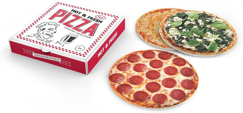 Hot And Fresh Pizza Coasters