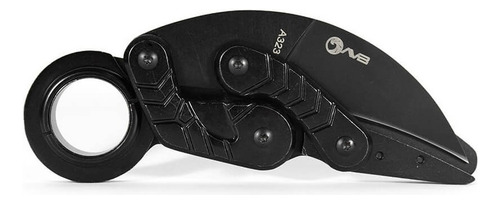 Aro para cuchillos Karambit Avb A3236 de acero inoxidable, color negro