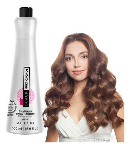 Shampoo Cachos Perfeitos Desembaraçado Balanço Natural Black