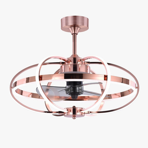 Imagen 2 de 4 de Ventilador De Techo Gold Roses 42puLG 3 Velocidades Hammer