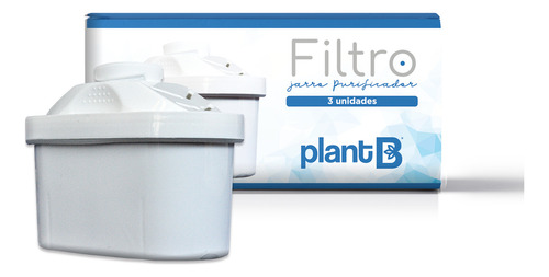 Set De 3 Filtros Para Jarro Purificador De Agua Plantb