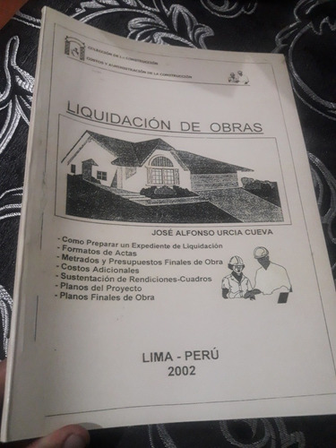 Libro Liquidación De Obras  