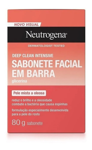 Jabon De Limpieza Profunda Neutrogena Deep Clean X 80 G