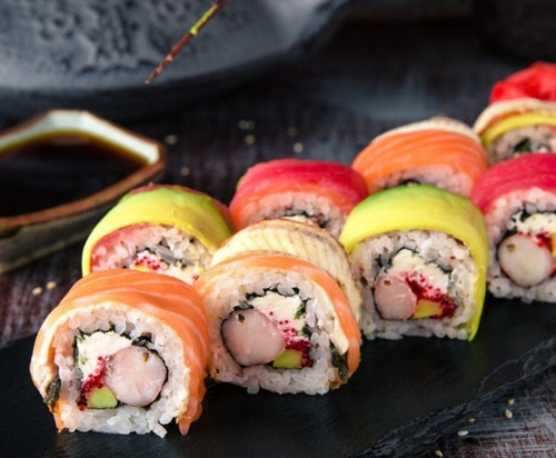 Imagen 2 de 4 de Palitos Chinos De Bambu Largos Sushi X100