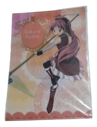 Folder Kyoko Sakura Madoka Mágica Modelo 2