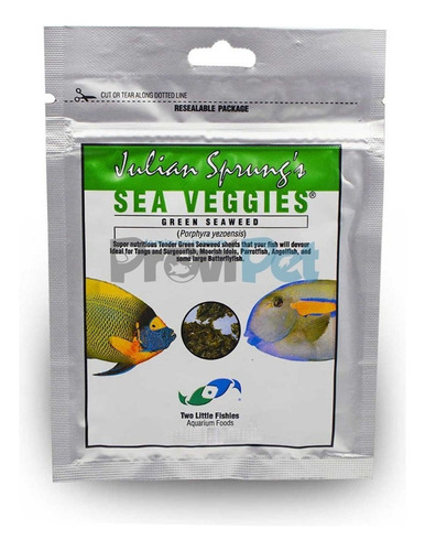 Two Little Fishies Sea Veggies- Algas Verdes 12g (combo 2 P)