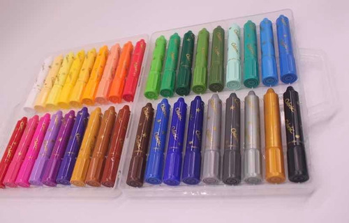 Crayones Acuarelables 36 Colores 3 En 1 Amos ¨colorix¨
