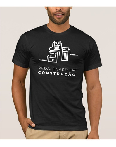 Camisetas Pedalboard Em Construção 100% ALG