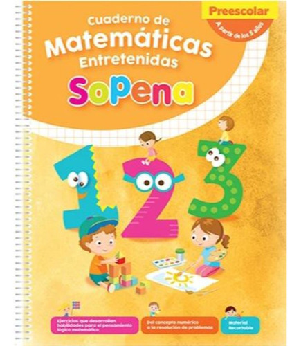Cuaderno De Matematicas Entretenidas Preescolar Desde Los 5