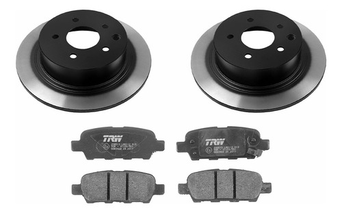 Balatas + Discos Traseros Trw V6 3.5l Altima 2007 - 2012