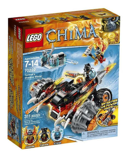 Imagen 2 de 6 de Lego Chima 70222 El Tanque De Las Sombras De Tomak (38)