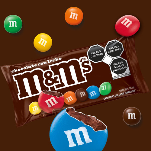 M&ms Chocolates Con Leche Confitado 24pack De 43.8g Cada Uno