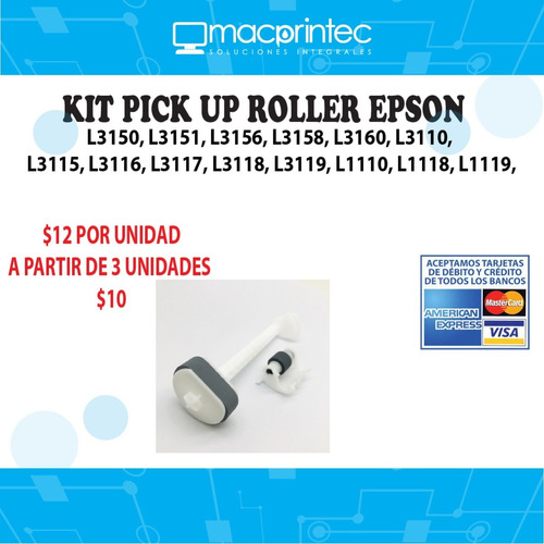  Pick Up Roller  Epson Varios Modelos L3150, L3151, L3156