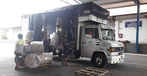 Imagen 8 de 10 de Fletes Camion Pala Hidráulica. Camiones Chasis De 14 Pallets