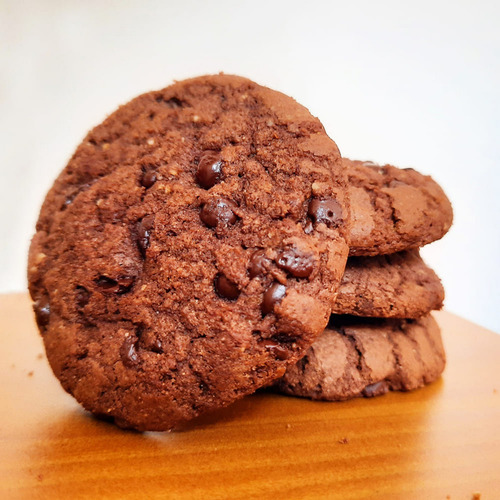 Kit C/ 20und Cookie Belive Double Chocolate Zero Gluten 80g