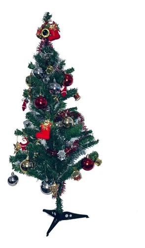 Arvore De Natal 90 Cm 90 Galhos Canadense Com Enfeites Natal Arvore De Natal 90 Cm 90 Galhos Canadense Com Enfeites Natal