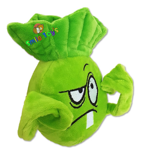 Peluche Bonk Choi Lechuga Plantas Vs Zombies 