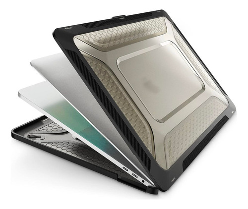 Funda Carcasa Para Macbook Air 13 M1 A2681 M3 A3113 Teclado Negro