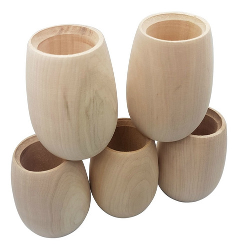 Combo Mate De Madera Premium Para Pintar Patagonica Huevito