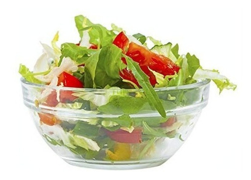 Imagen 5 de 8 de Bowls Ensaladera Recipiente Set X 3 Vidrio Pasabahce