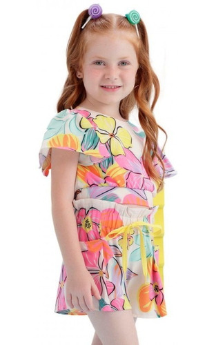 Conjunto Infantil Viscose Verão Mon Sucré Color Brise 21002