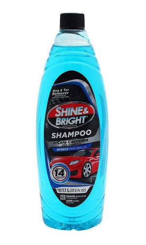 Shampoo Para Automovil Cera Carnauba 1.1l Shine & Briht