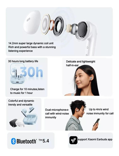Redmi Note 14 + Smartband 9 Active Rosa + Redmi Buds 6 Active - Potencia, Estilo Y Conectividad