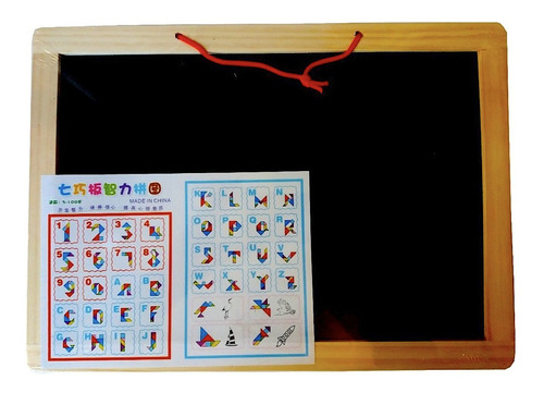 Imagen 3 de 7 de Pizarra Magnética Didáctica Pizarrón Tiza Letras Imán Niño