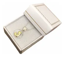 Comprar Cadena De Plata Y Dije Virgen Niña Cristal Con Plata (i5877)