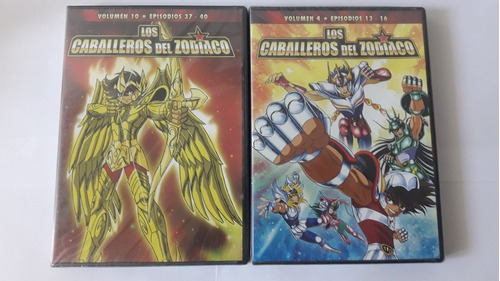 Los Caballeros Del Zodiaco Dvd Original Nuevo Valor C/u 