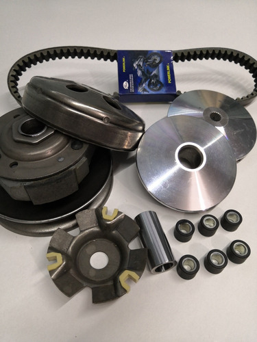 Imagen 1 de 12 de Clutch Y Variador Y Banda Powerlink Motoneta Italika Xs150